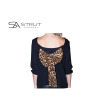 Leopard Bow back top detail copy