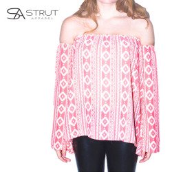 AZTECOFFTHESHOULDERBLOUSE